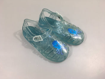 Sandales d'eau méduses plastique bleu pieuvre, 25