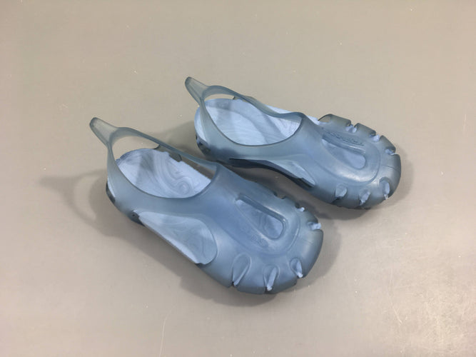 Sandales d'eau plastique bleu tribord, 22, moins cher chez Petit Kiwi