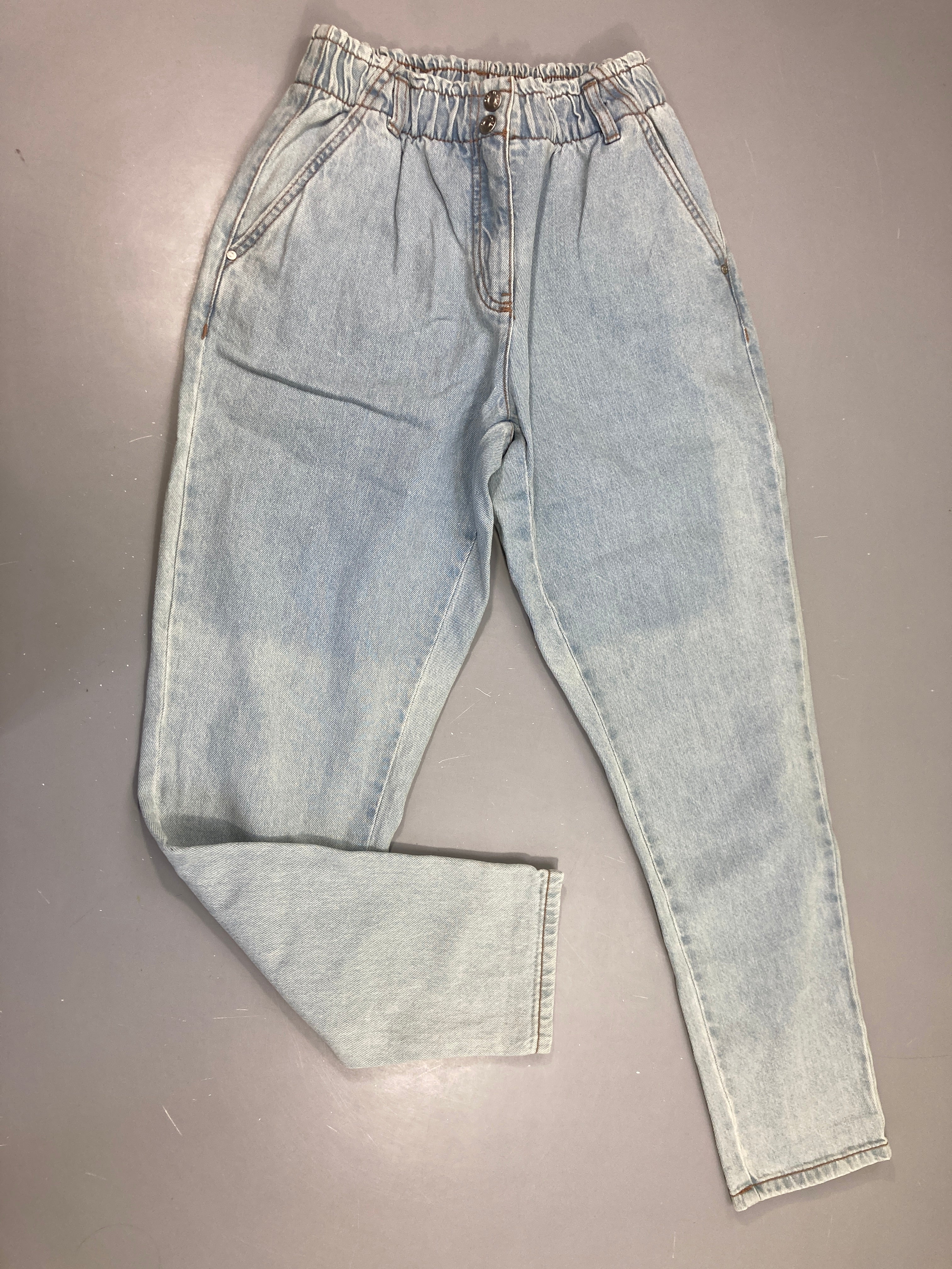 Jeans clair taille élastique