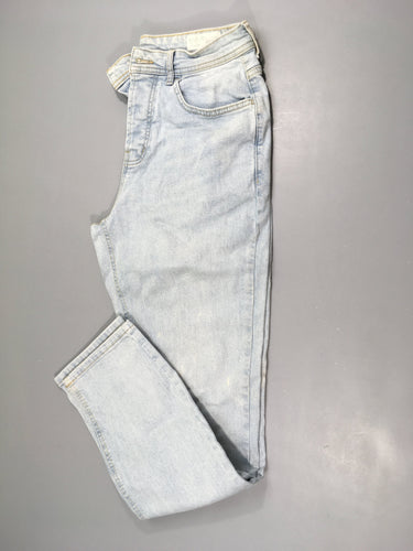 Jeans clair relaxed straight W32 L32, moins cher chez Petit Kiwi