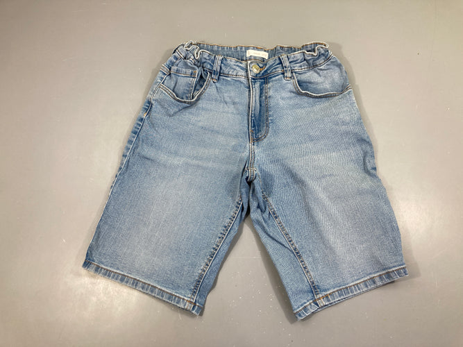 Bermuda jean, élasthane un peu détendu à l'avant, moins cher chez Petit Kiwi