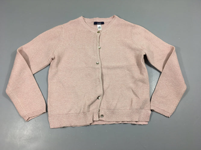 Gilet rose irisé, moins cher chez Petit Kiwi