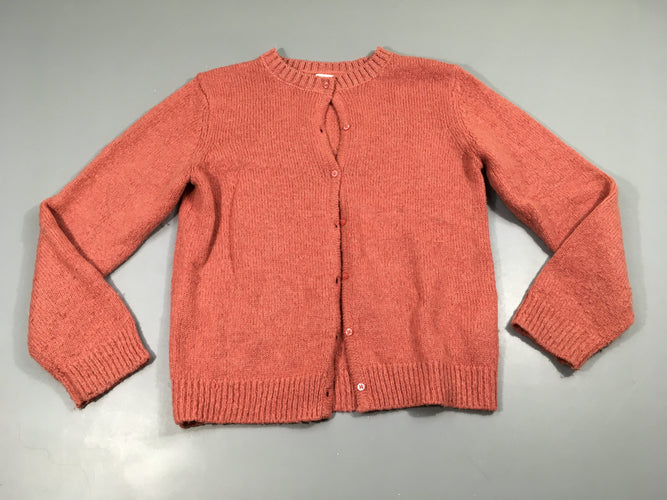 Gilet rose, 15% laine, moins cher chez Petit Kiwi