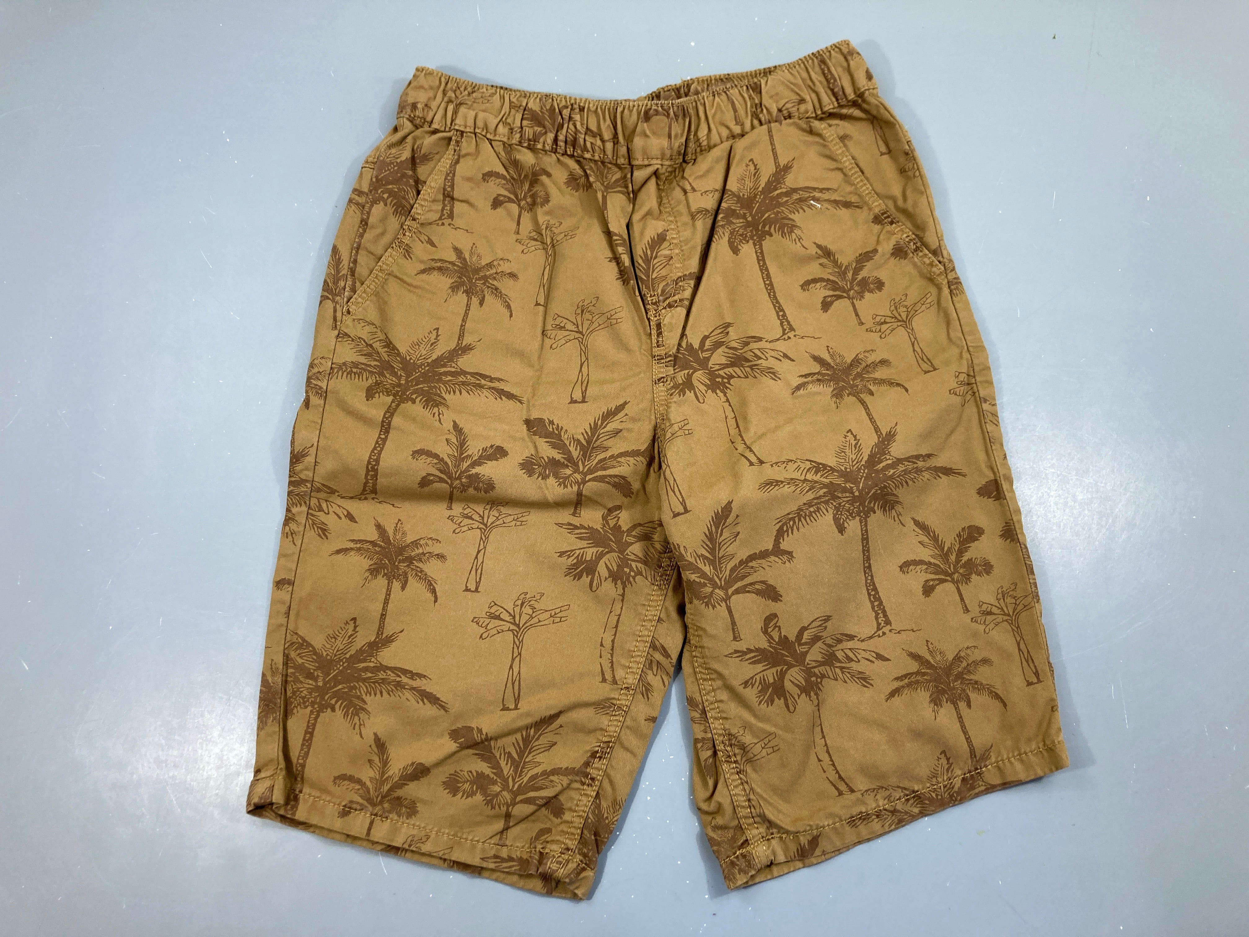 Bermuda brun palmiers