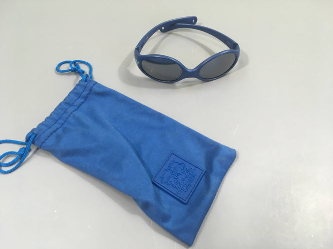 Lunettes bleues Luc&Léa + sangle, moins cher chez Petit Kiwi