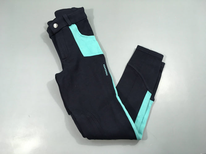 Pantalon d'équitation bleu marine/bleu, Fouganza, moins cher chez Petit Kiwi
