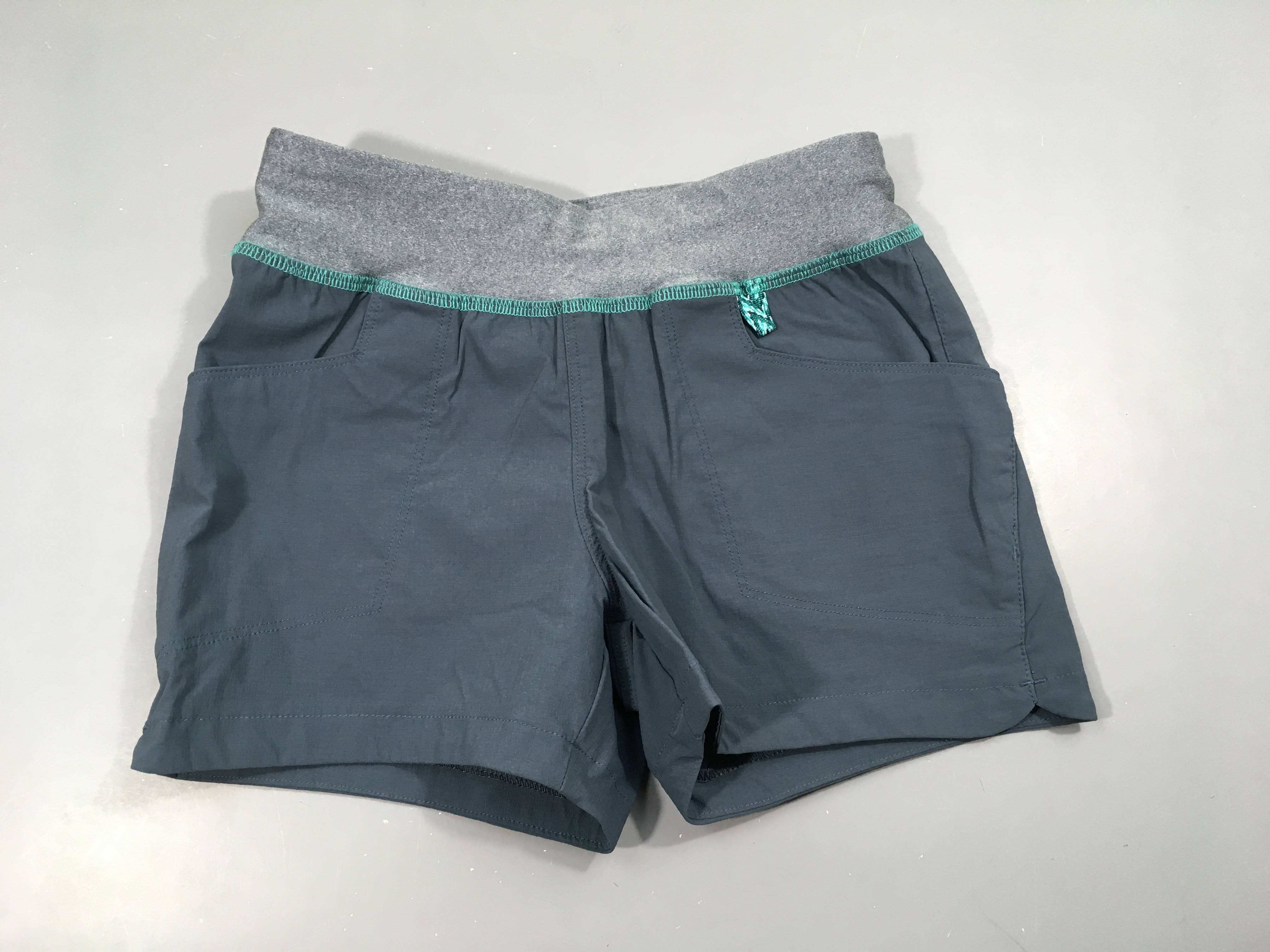 Short de randonnée, bleu/gris