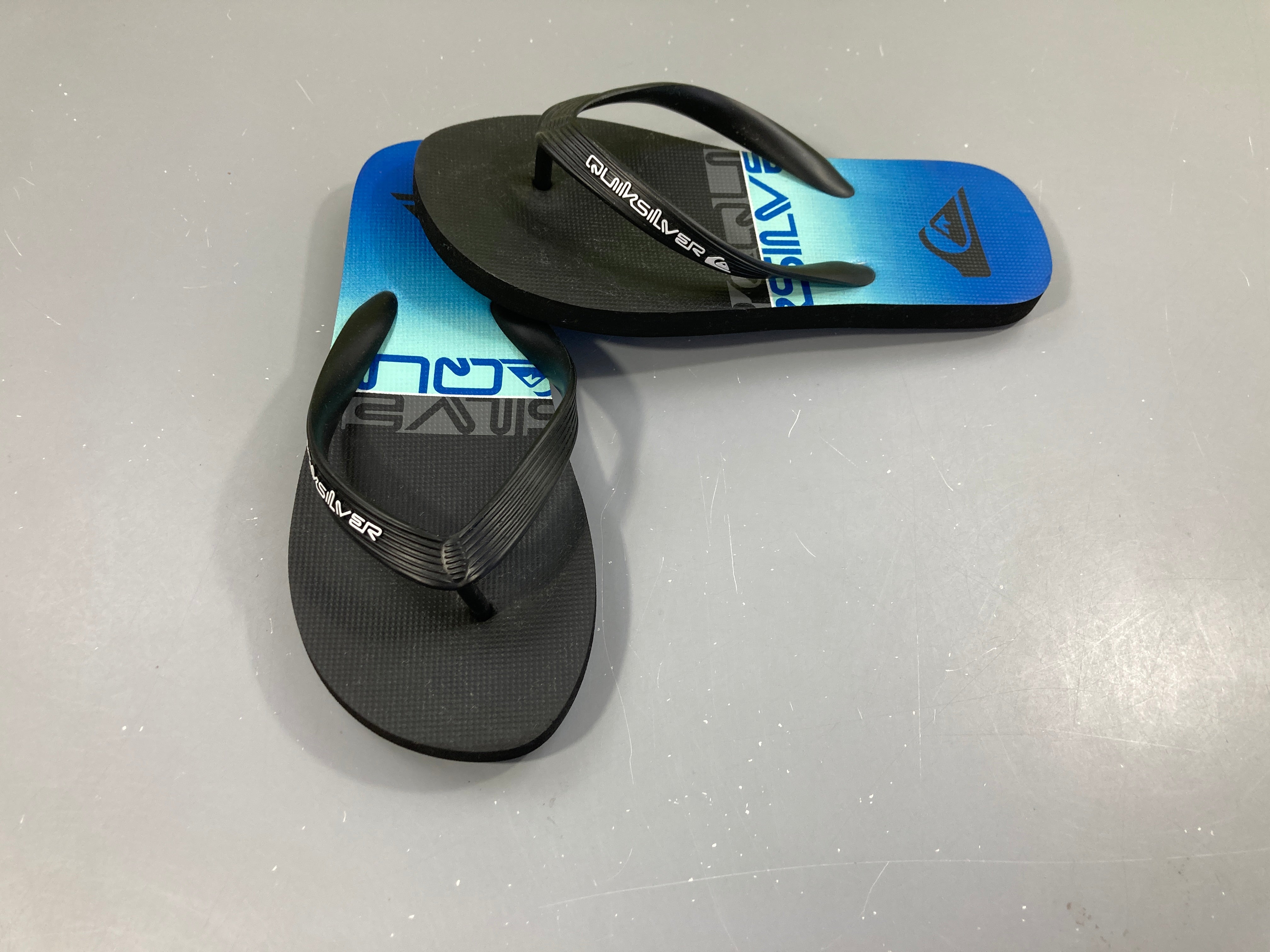 Tongs noir/bleu Quiksilver, 38-39