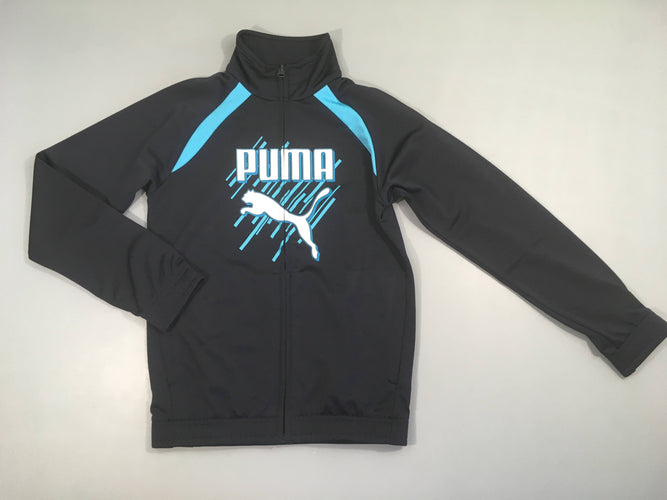 Haut de training zippé bleu foncé Puma, moins cher chez Petit Kiwi
