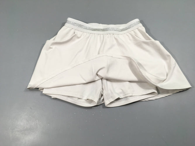Jupe/short blanche, Artengo, moins cher chez Petit Kiwi