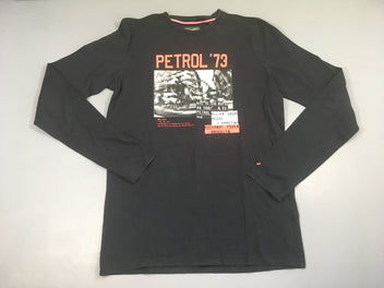 T-shirt m.l bleu marie petrol 73