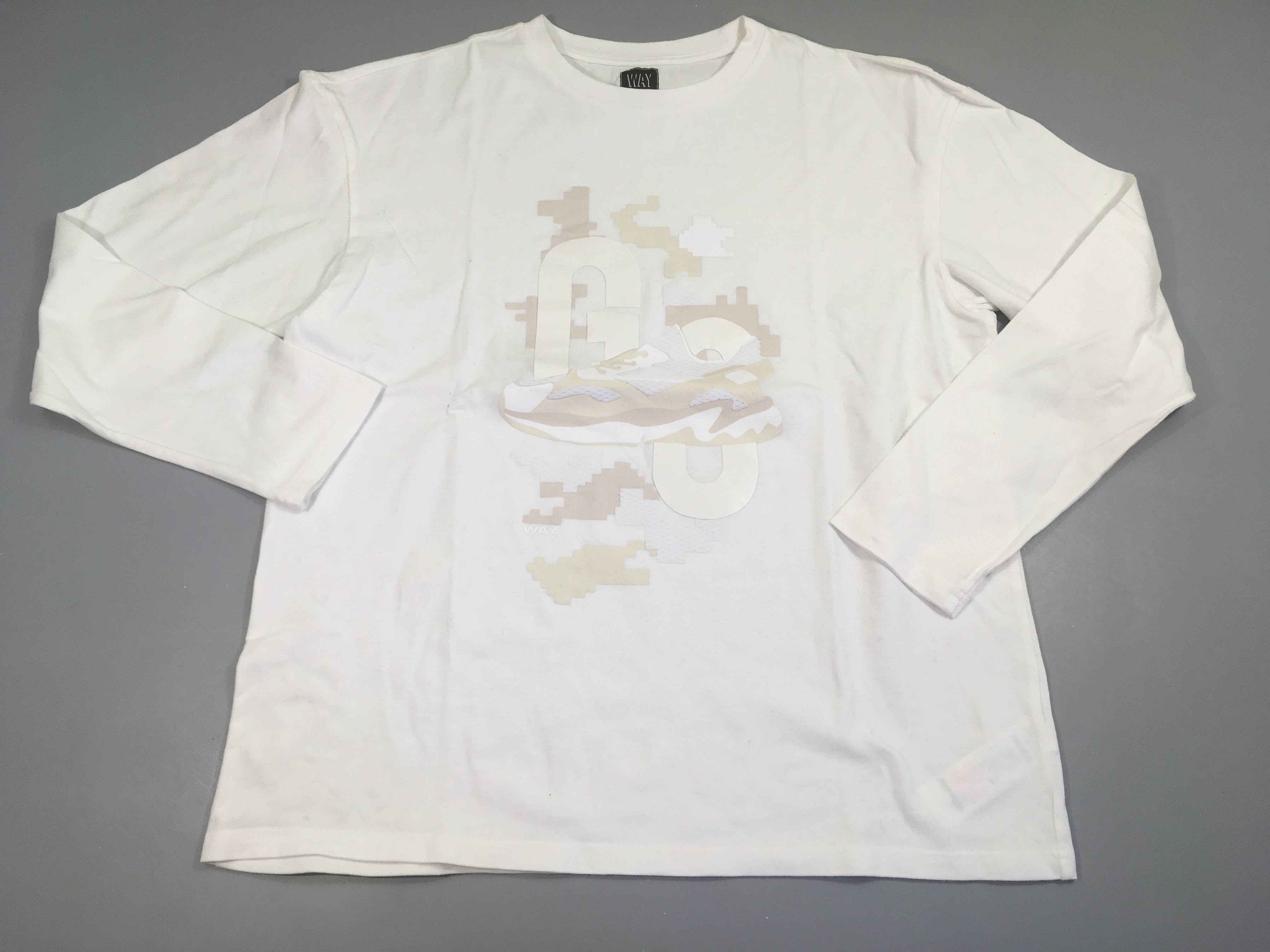 T-shirt m.l blanc GO