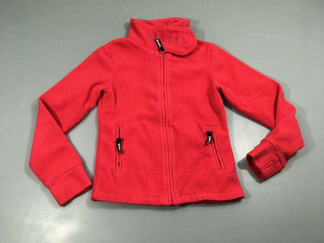 Gilet zippé polar rose corail, moins cher chez Petit Kiwi