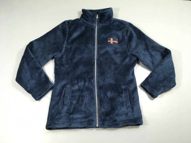 Sweat velours bleu foncé drapeau, Utopik, moins cher chez Petit Kiwi