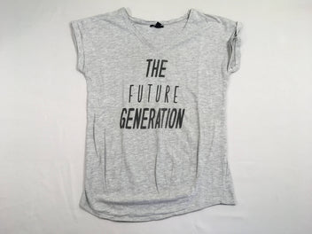 T-shirt m.c gris chiné Future