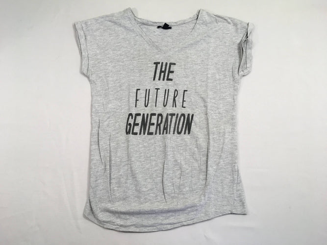 T-shirt m.c gris chiné Future, moins cher chez Petit Kiwi
