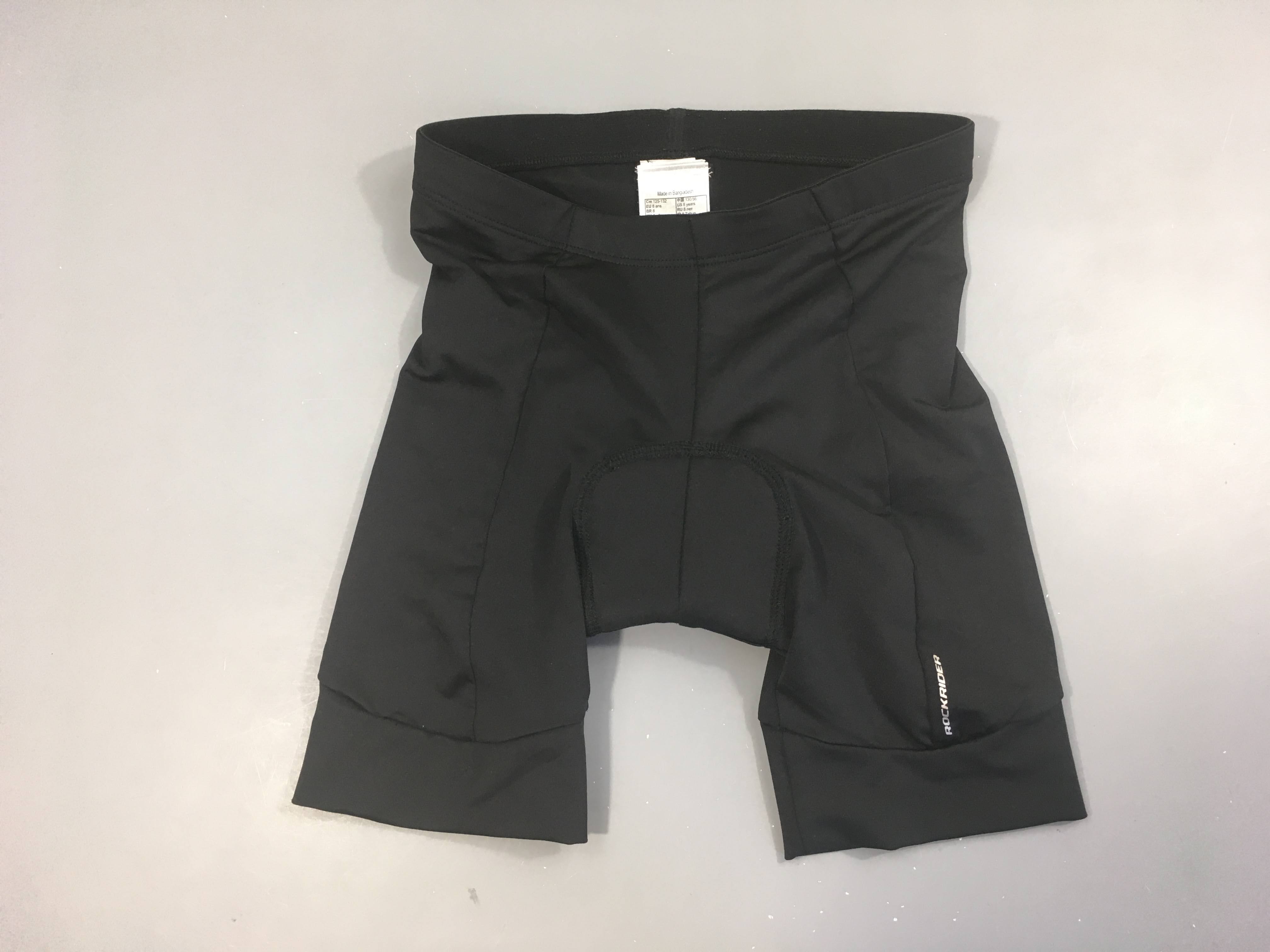 Cycliste de vélo noir rockrider