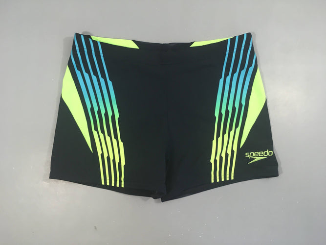 Maillot boxer bleu foncé bandes bleu/jaune speedo, 38, moins cher chez Petit Kiwi