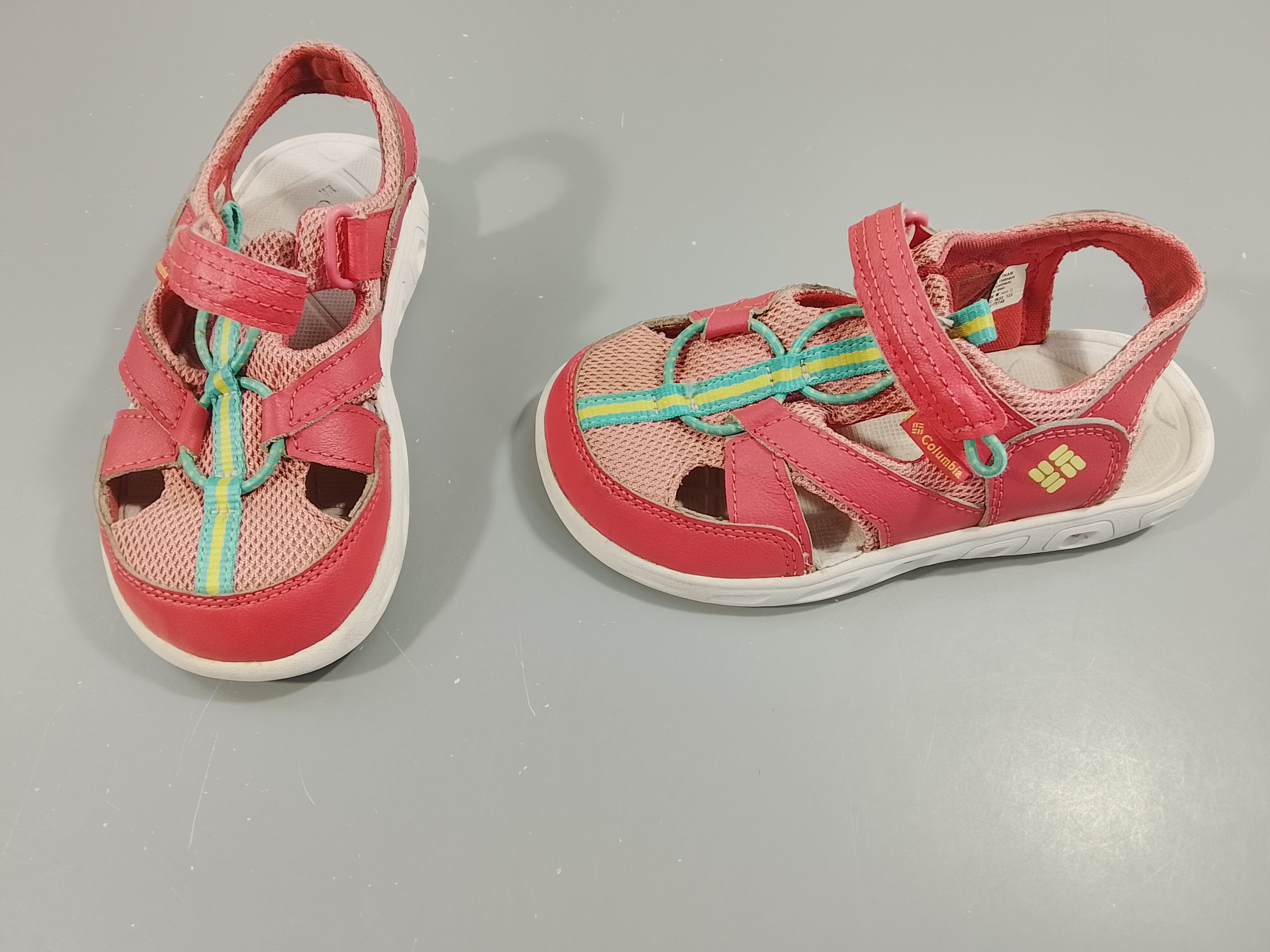 Sandales Columbia rose, bleu, jaune  -30