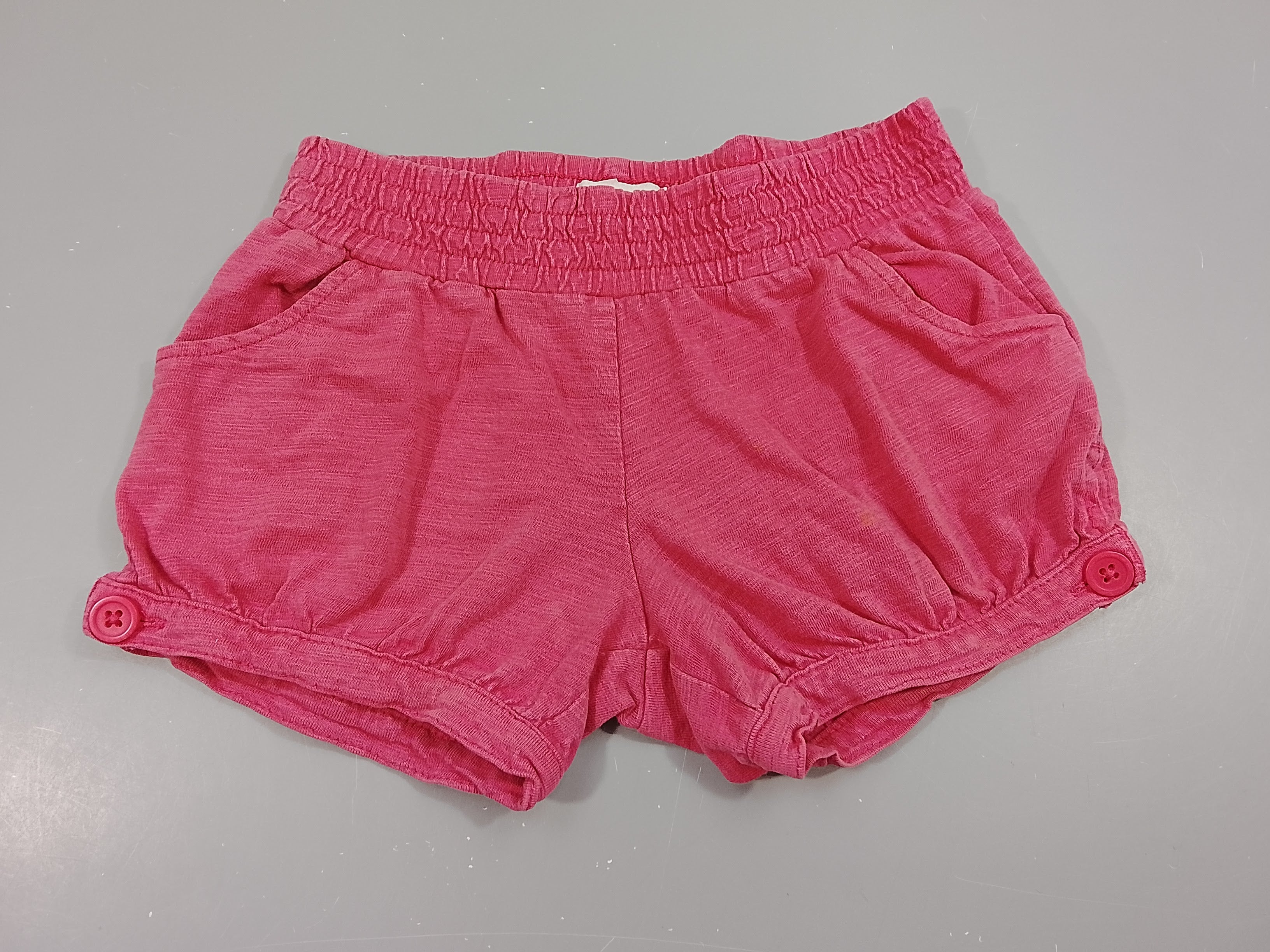 Short bloomer jersey rose flammé , taille élastique