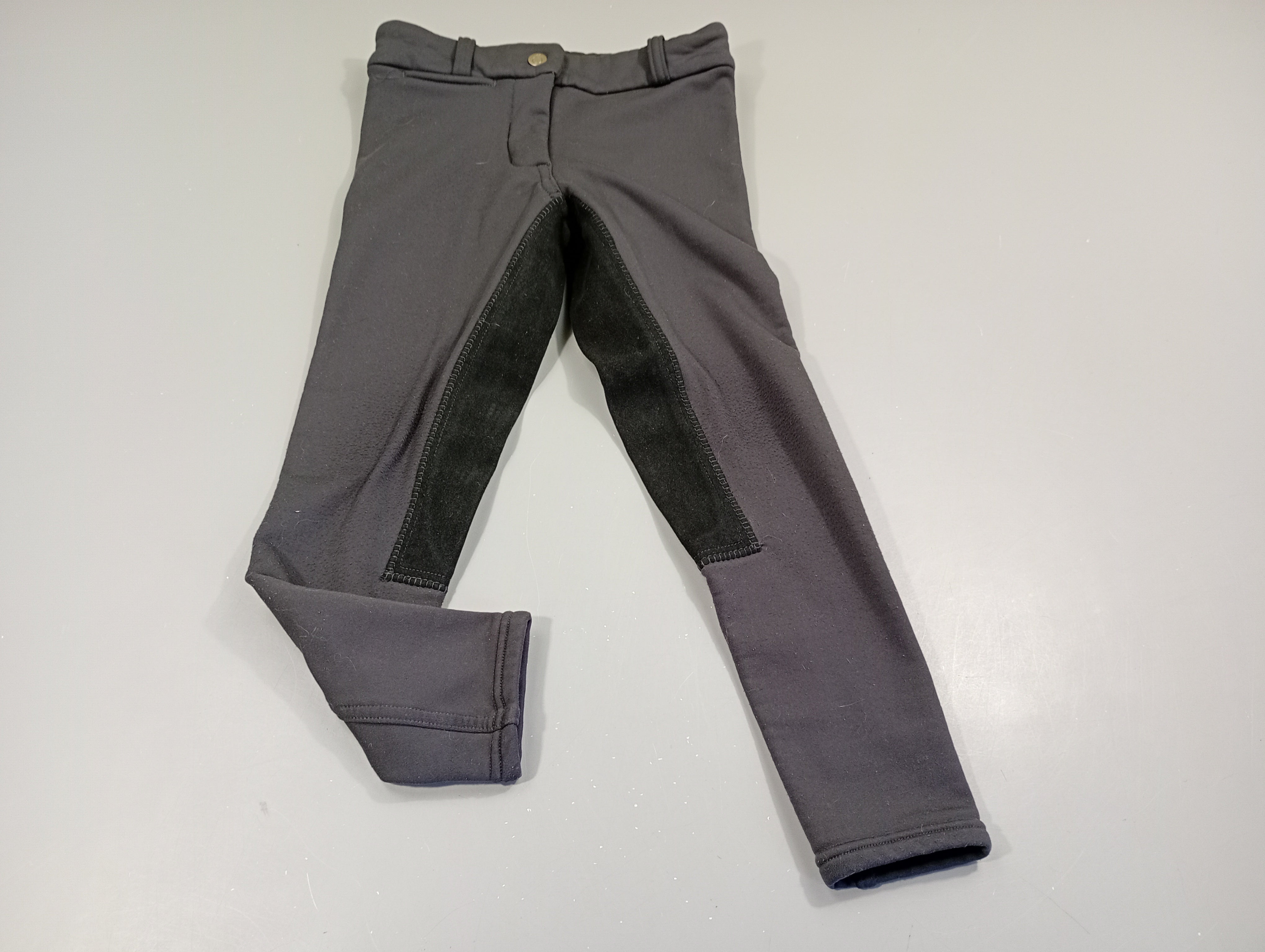 Pantalon d'équitation bi- matière noir