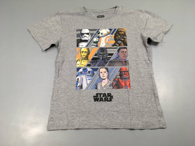 T-shirt m.c gris chiné Star Wars, moins cher chez Petit Kiwi
