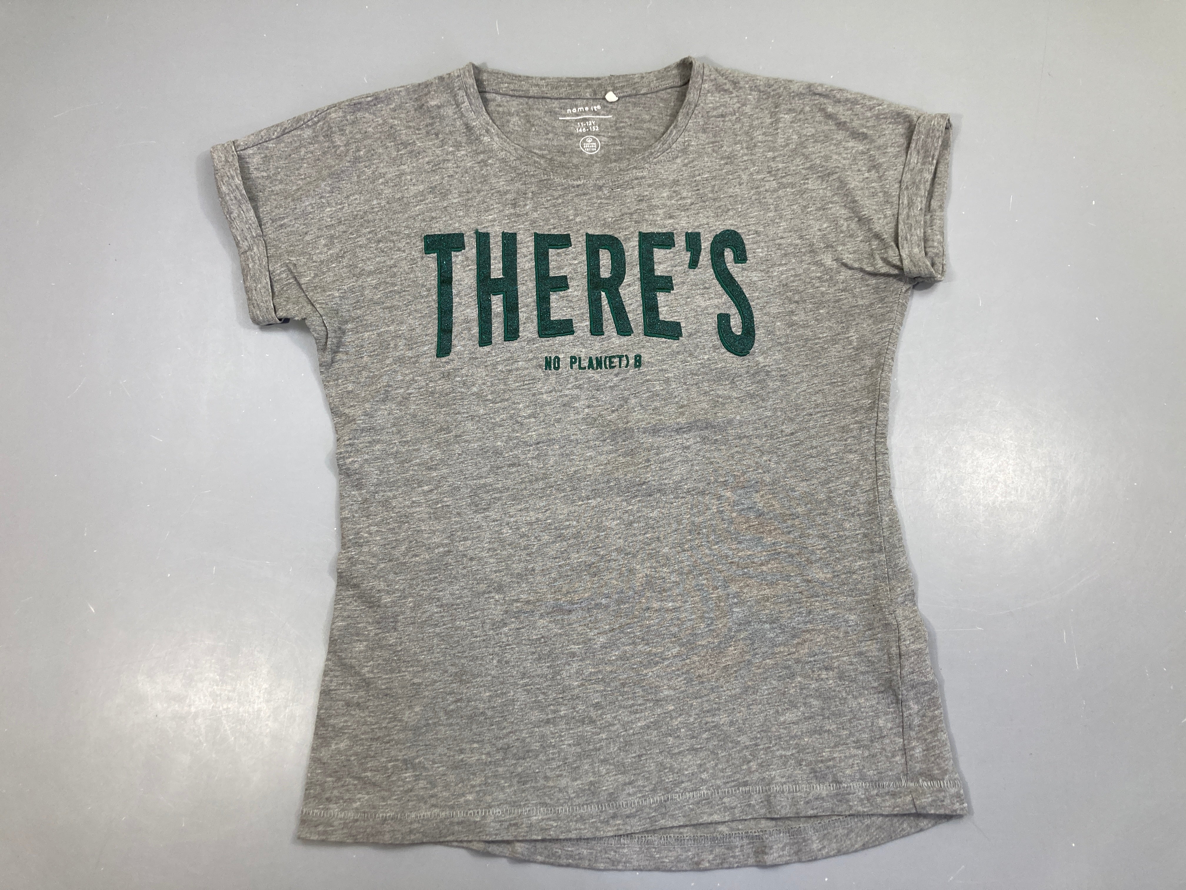 T-shirt m.c gris chiné There's