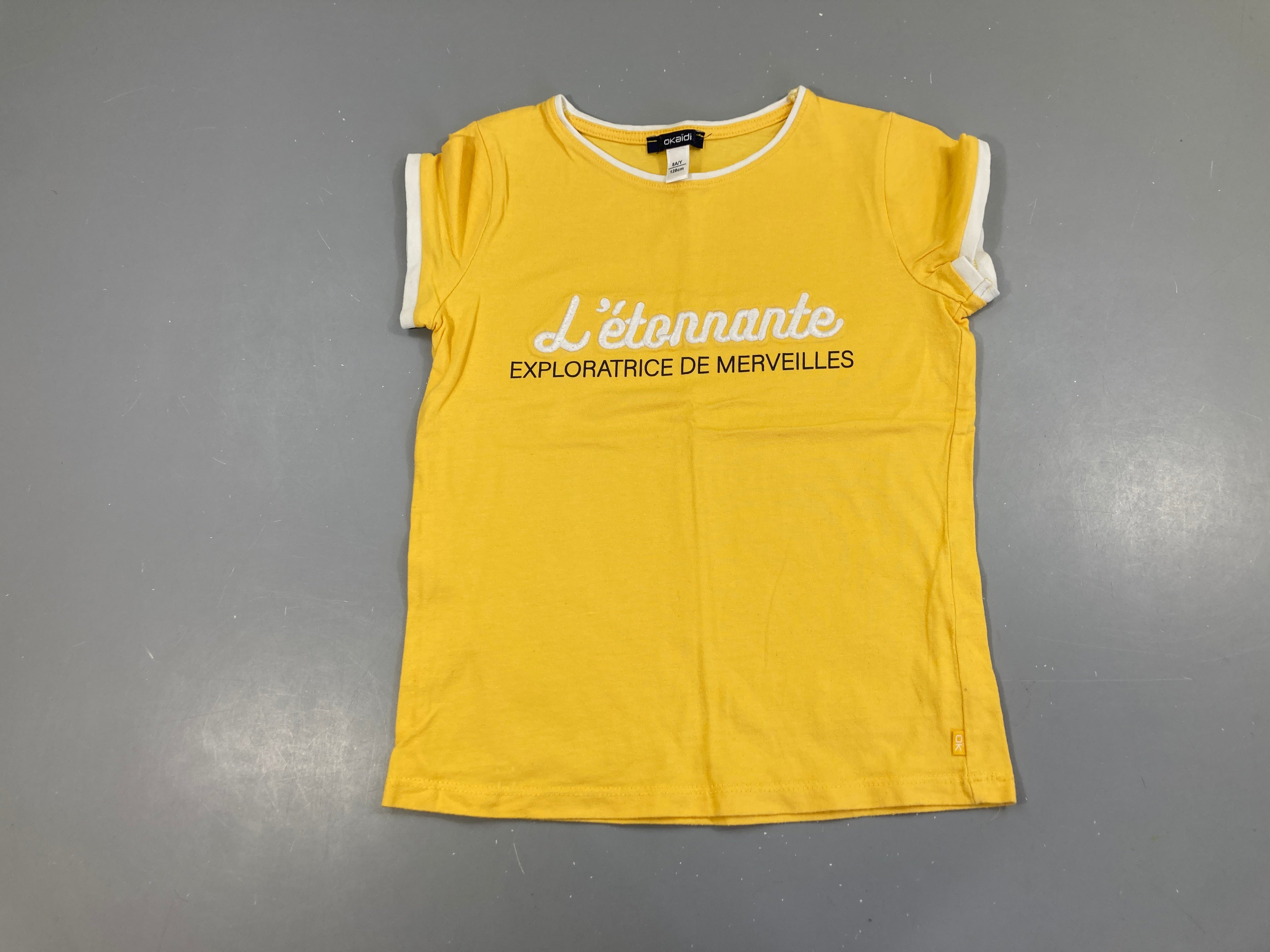 T-shirt m.c jaune l'étonnante
