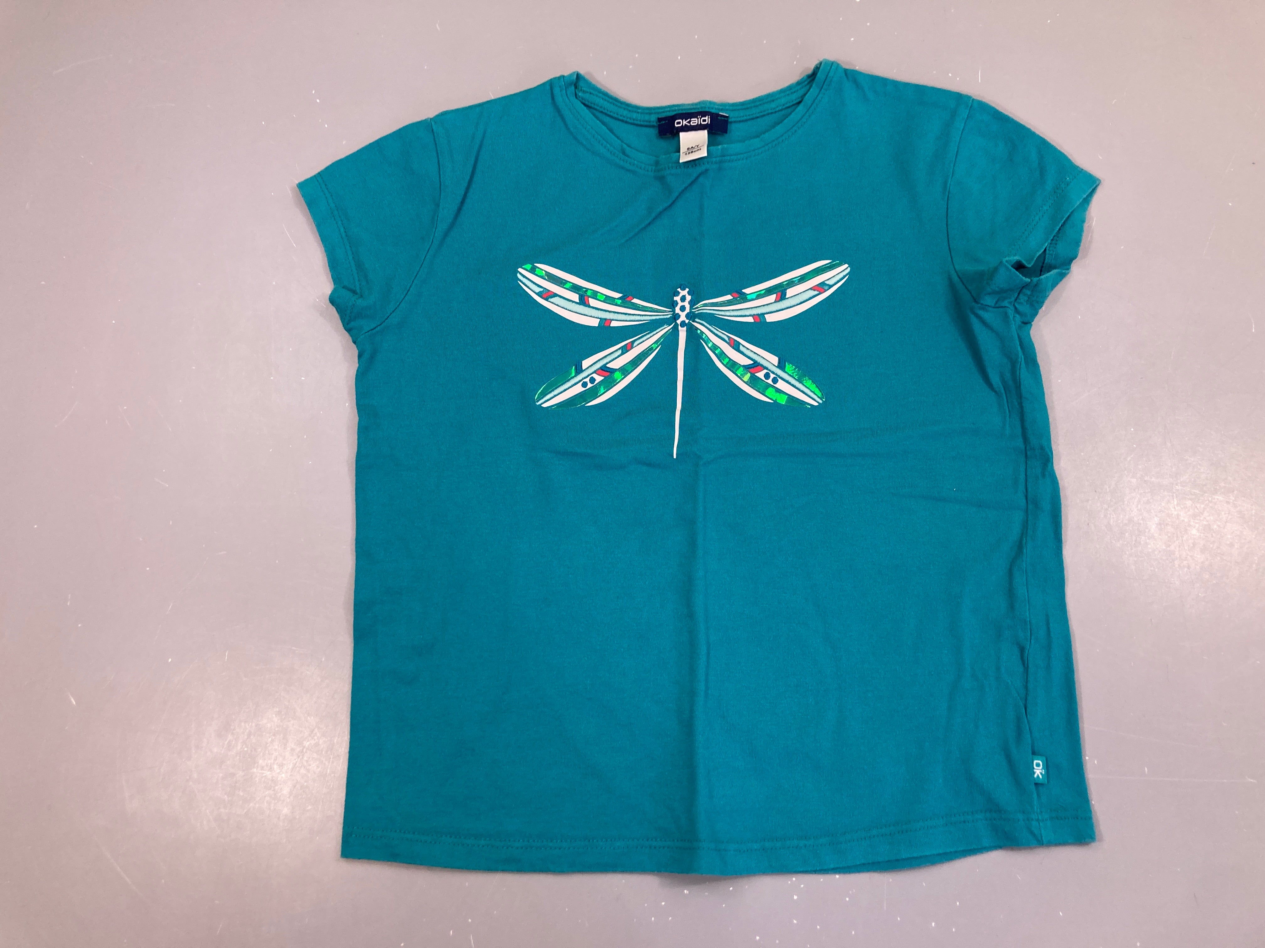 T-shirt m.c vert libellule