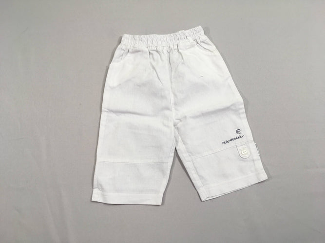 Pantalon lin? blanc, moins cher chez Petit Kiwi