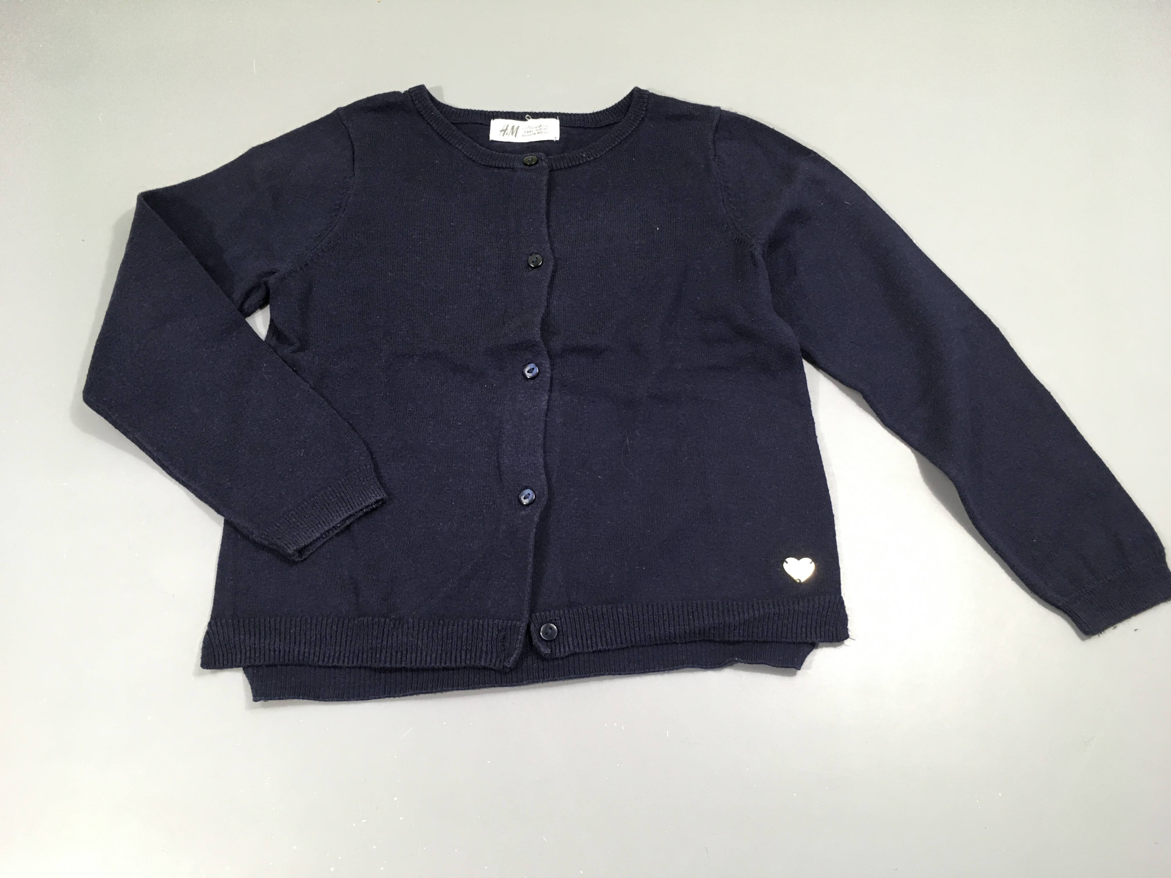 Gilet coton bleu marine