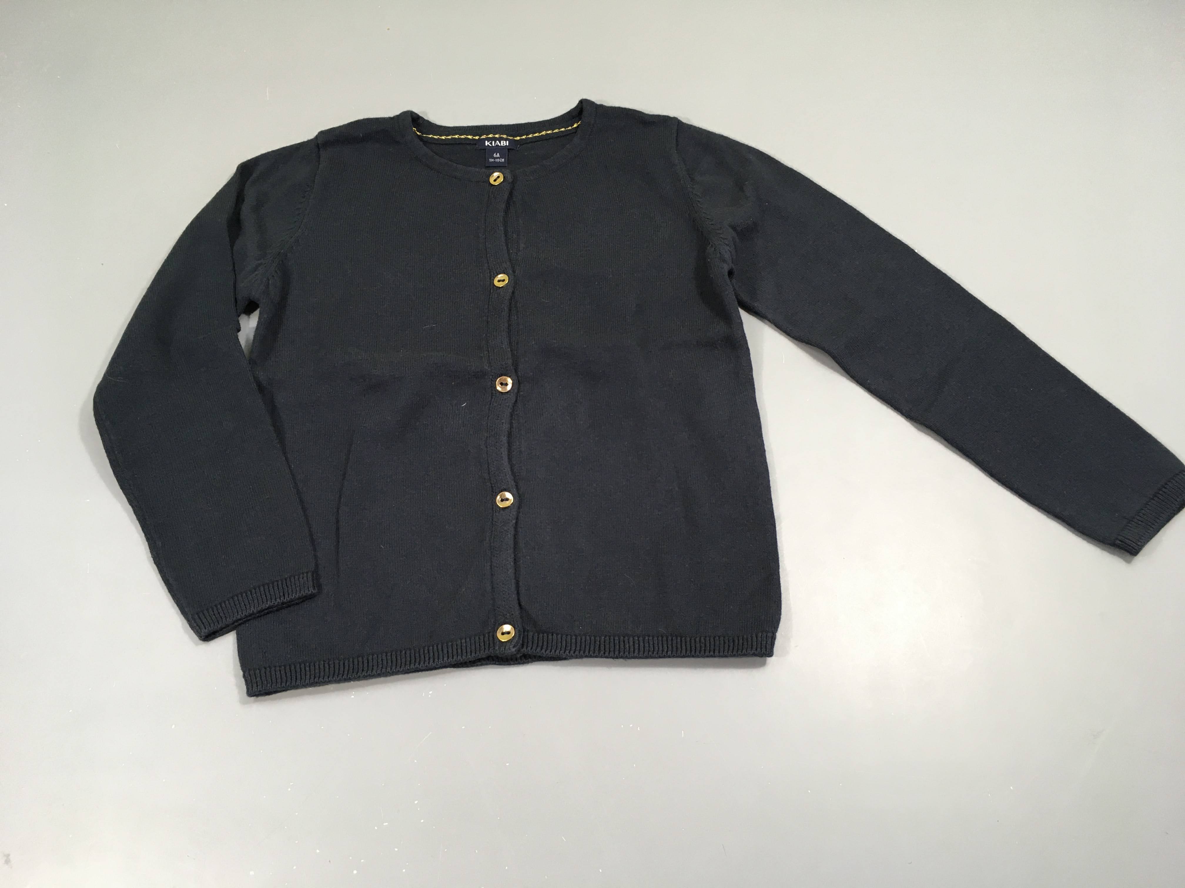 Gilet coton bleu marine