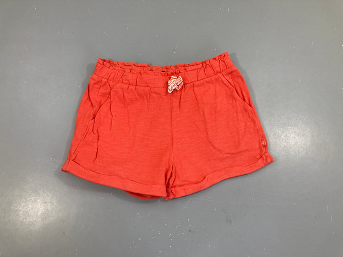 Short jersey orange revers, moins cher chez Petit Kiwi