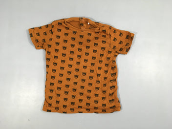 T-shirt m.c rouille ours