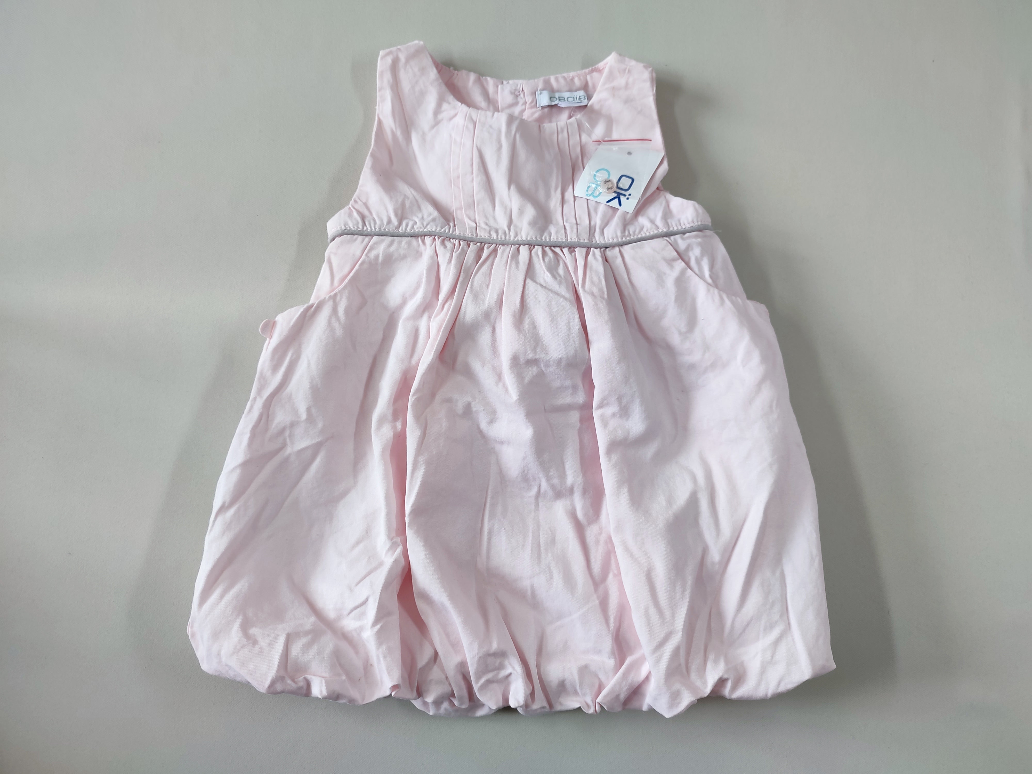 NEUVE! Robe boule s.m rose claire