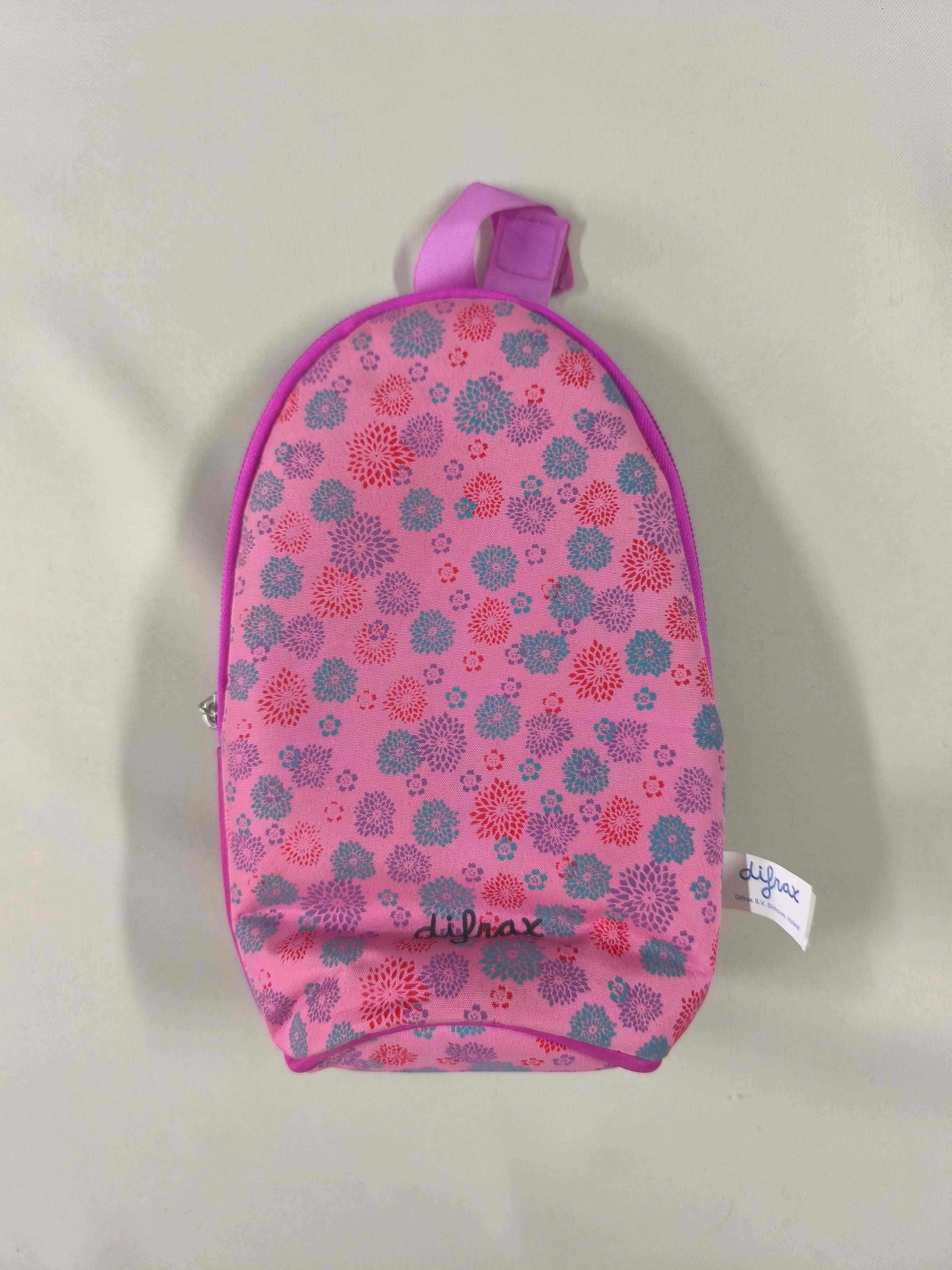 Pochette isotherme pour biberon ou pot rose