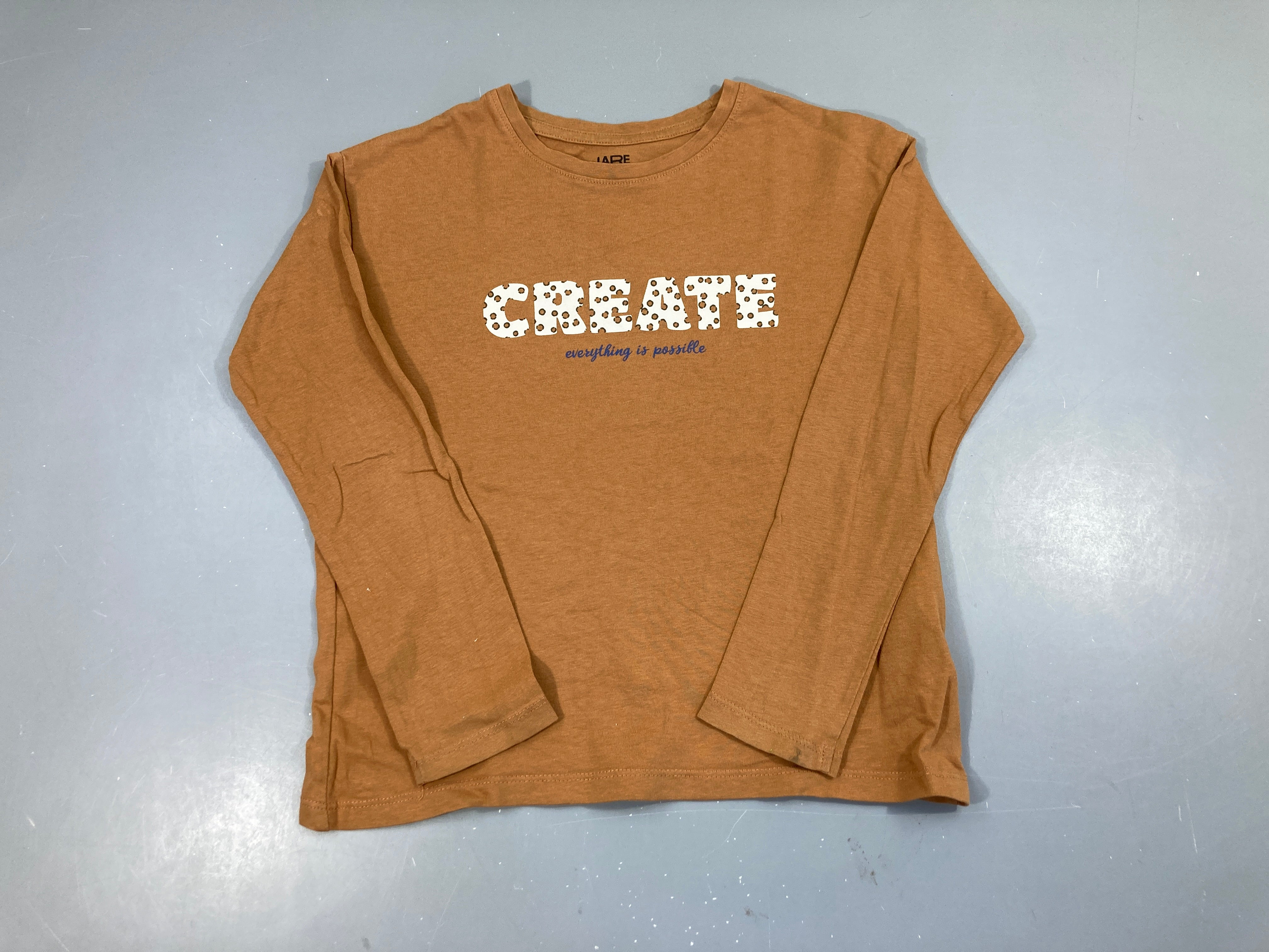 T-shirt m.l brun Create
