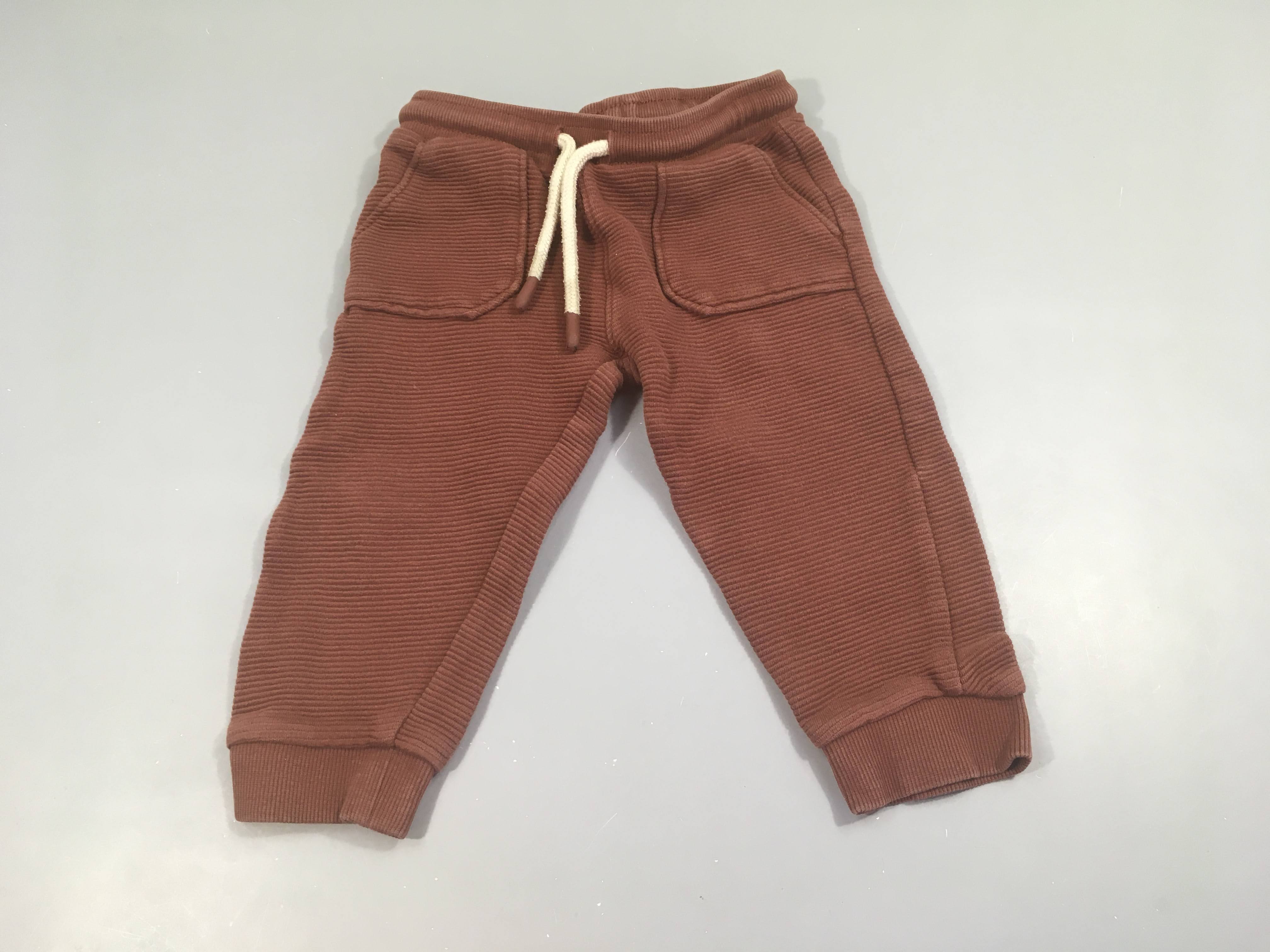Pantalon jogging brun