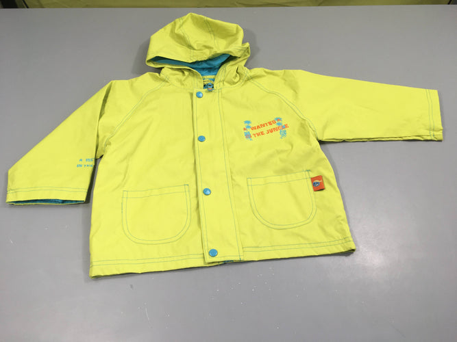 Veste coupe-vent verte Wantez the juggle, moins cher chez Petit Kiwi