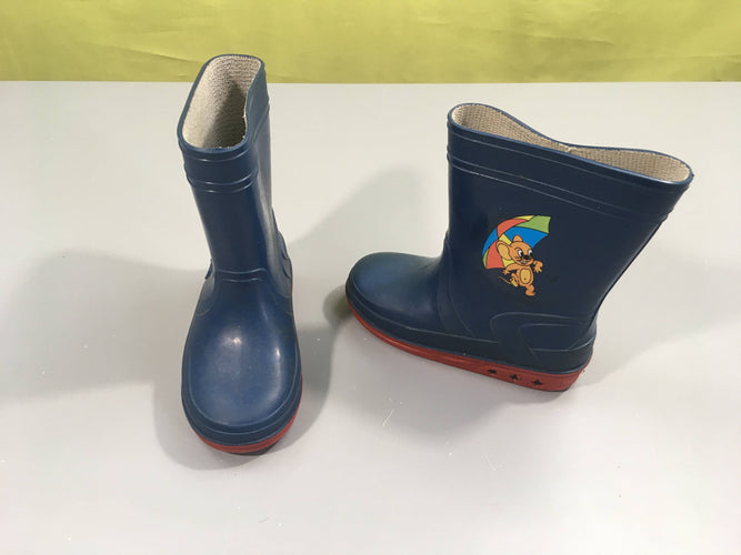 Bottes bleu foncé Jerr.y, moins cher chez Petit Kiwi