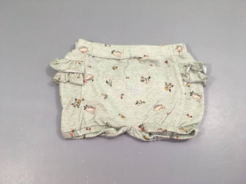 Bloomer jersey vert, baleines , volants