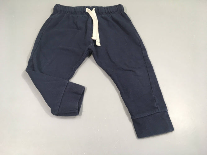 Pantalon de training bleu foncé, moins cher chez Petit Kiwi