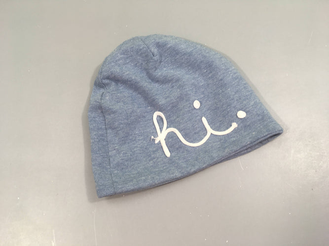 bonnet jersey bleu aai aai, moins cher chez Petit Kiwi