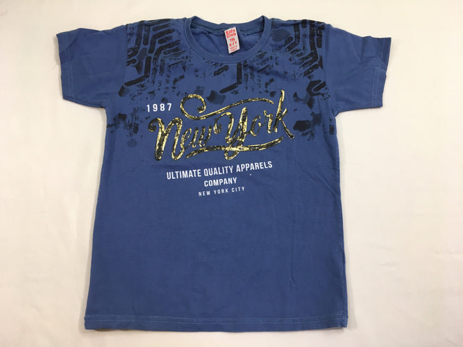 T-shirt m.c bleu NY, moins cher chez Petit Kiwi