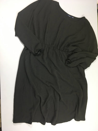 Robe m.l noire texturé, moins cher chez Petit Kiwi
