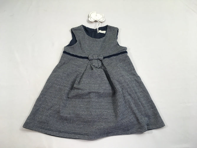 NEUF Robe s.m motifs blanc/bleu, moins cher chez Petit Kiwi