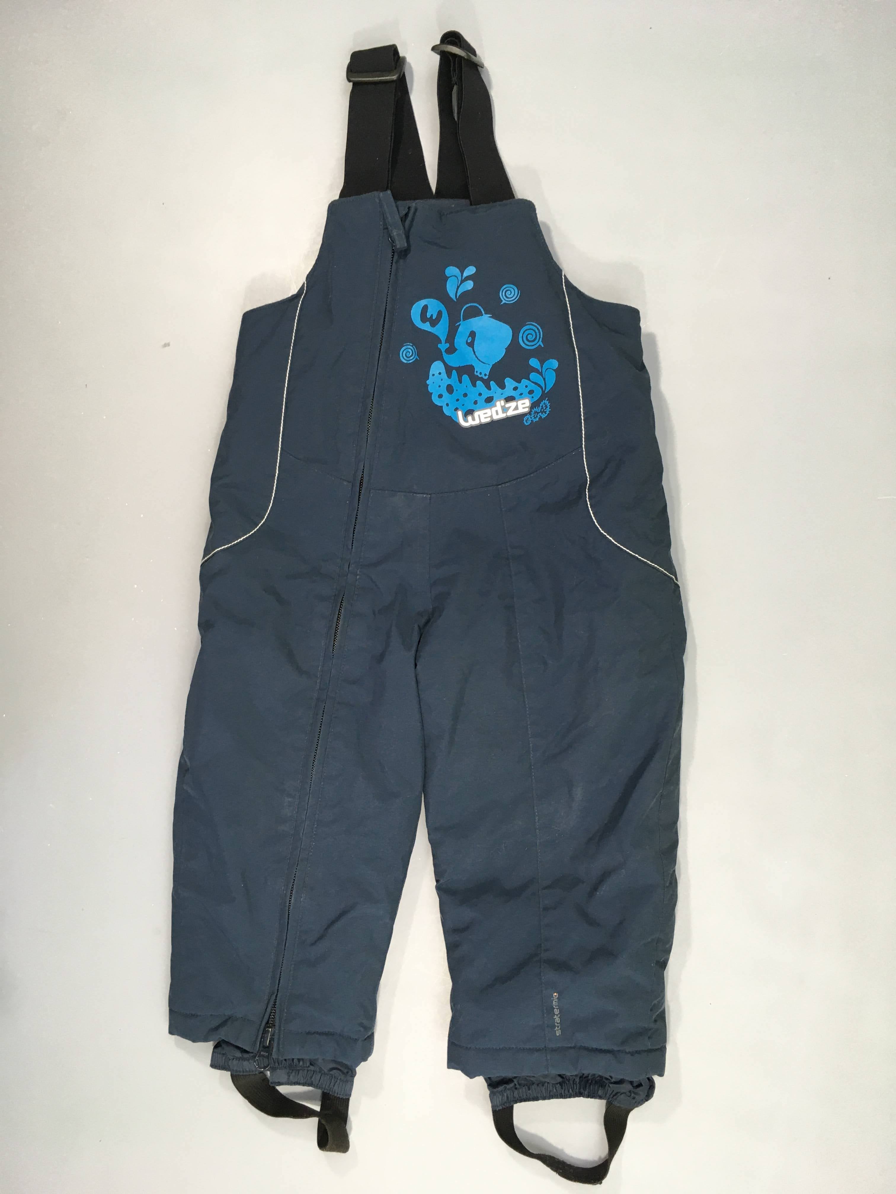 Salopette de ski bleu marine doublée thermo