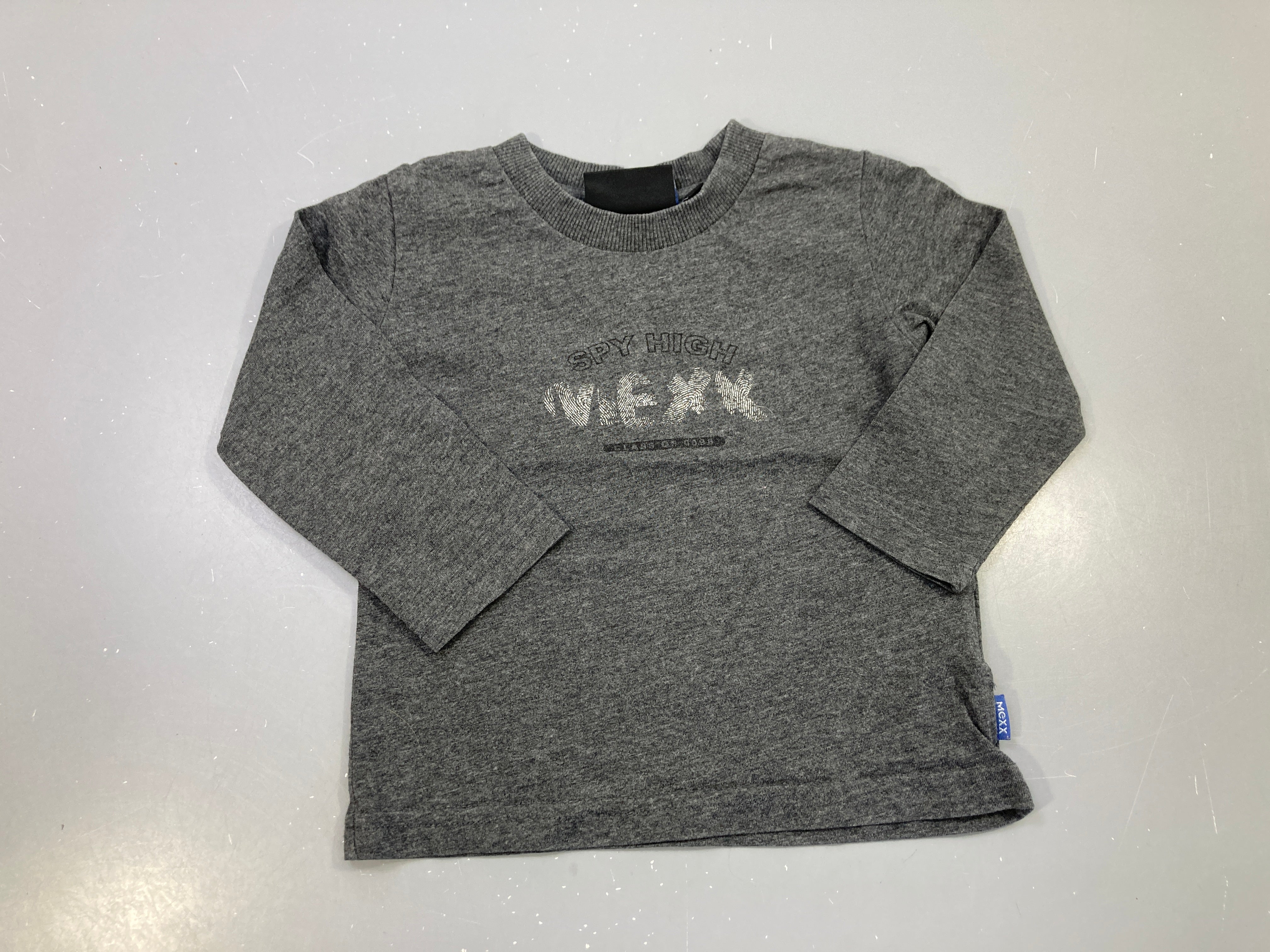 T-shirt m.l gris chiné foncé, Spy High
