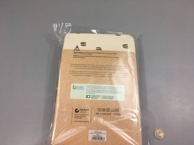 NEUF drap housse (90x40)  blanc respirant , aerosleep, moins cher chez Petit Kiwi