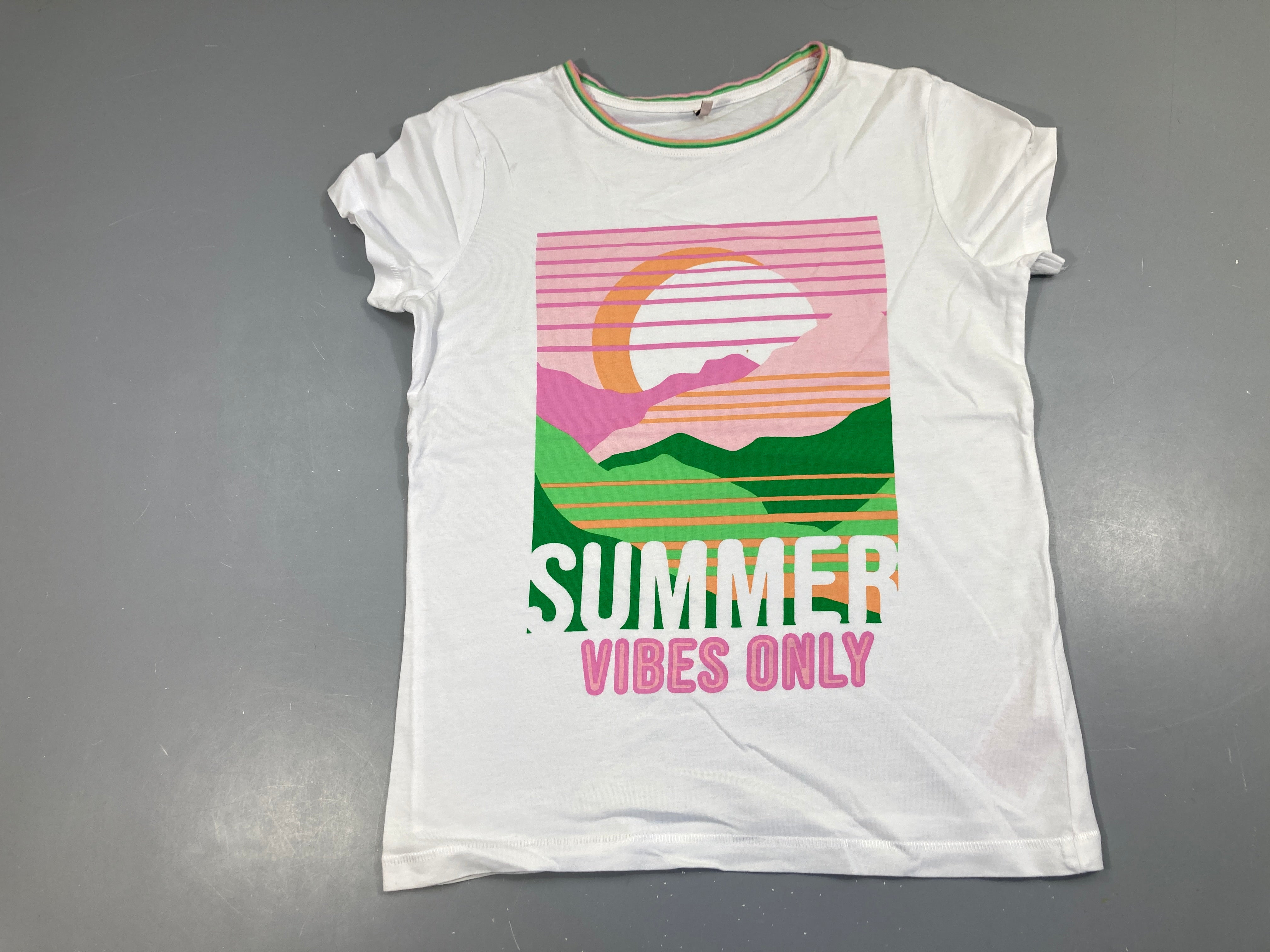 T-shirt m.c blanc summer